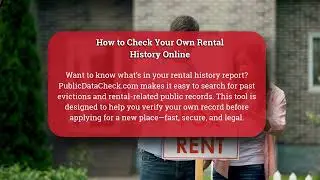 How To Check Your Own Rental History
