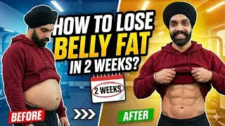 How to Lose Belly Fat in 2 weeks  | No Crash Diet | Real Fitness Guide | Fat loss | #fatlosstips 