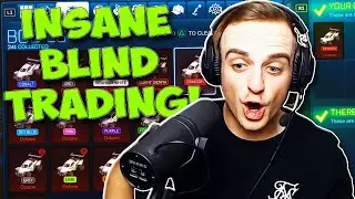 Blind Trading With PAINTED OCTANES ONLY! | INSANE Blind Trading With Fans in Rocket League!