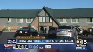 Latest: Suspect shot and killed after killing Show Low PD officer Tuesday