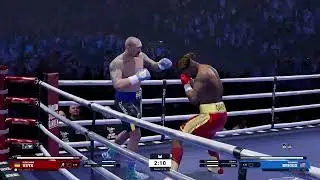 Undisputed offline is a good game. Usyk vs. Briggs first round. #undisputed #undisputedboxing 