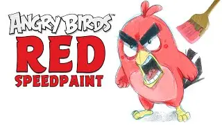 Angry Birds Speedpaint | Drawing Red By Bo From Resolution Games