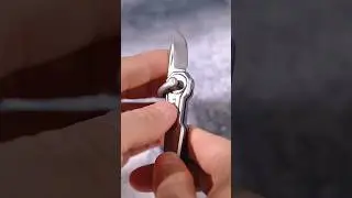 Exquisite titanium alloy key chain knife, do you love it?