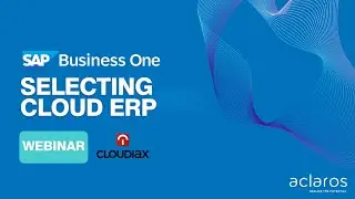 SAP Business One - Take your Business to the Cloud