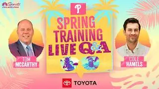 Phillies Spring Training Live Q&A with Cole Hamels and Tom McCarthy