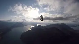 Helicopter jump lake luzern