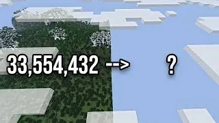 Что произойдёт, если убрать границу мира в Minecraft?