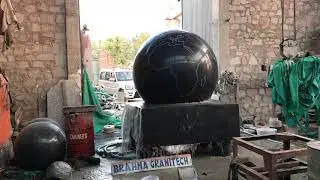 Floating Granite Sphere Fountain