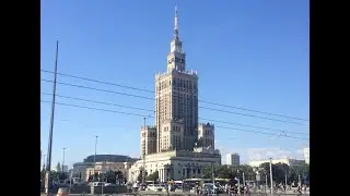 View from Palace of Culture, Warsaw, Poland, July 2018
