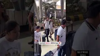 Ashish Nehra Spotted At The Airport With His Son. #ashishnehra #shortsfeed #shorts