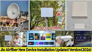 jio Airfiber New Device Installation (2026) Updated Version..Full Details video #jio #wifi #newvideo