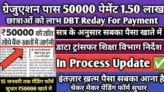 50000 In Process Done✅50000 Scholarship Ready For Payment|50000 scholarship in bihar payment process