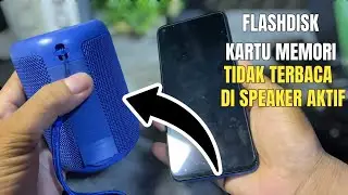 Cara mengatasi flashdisk tidak terbaca di speaker aktif 