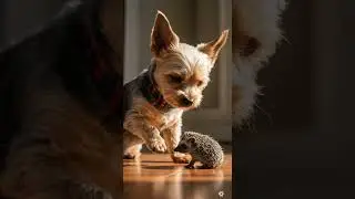 AI Yorkshire Terrier HanB and Animal Friends Life 🐶✨