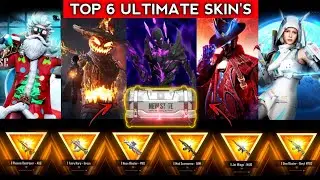 ULTIMATE! TOP 6 SKIN'S 😱 || Free Crate's Opening || PUBG: NEW STATE 🔥Ultimate