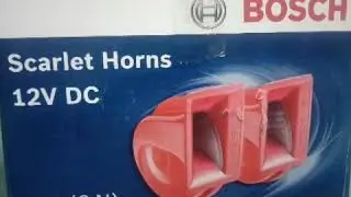 Voltage:12 V, Frequency:420/500 Hz, Sound Level:105-118 dB ,Dia:95mm  Bosch horn