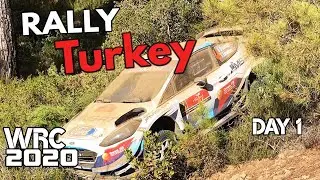 RALLY TURKEY WRC 2020 Shakedown and Stage 1! DAY 1
