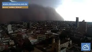 CHOCANTE - Tempestade de areia atinge cidades de São Paulo