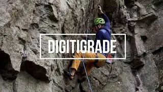 Sport climbing Digitigrade (6c/5.11b) at Gothenburg in Sweden
