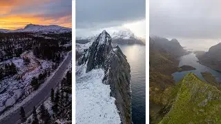 Magische Herbstmomente: Norwegen von oben - DJI Mini 3 Pro