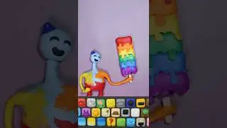 Doey made Rainbow Popsicle Cream from Sprunki Raddy x Oren x Simon x Vineria x Jevin x Durple!