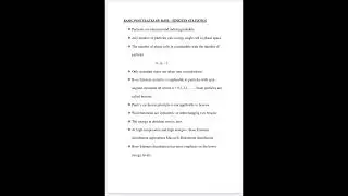 Postulates of Bose-Einstein Statistics