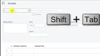 QuickBooks Online Keyboard Shortcuts