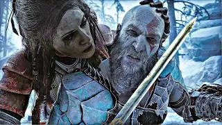God of War Ragnarok &mdash; Воссоединение Кратоса и Фрейи + Появление Фрейра | Часть 12 (4K HDR 60 кадр...