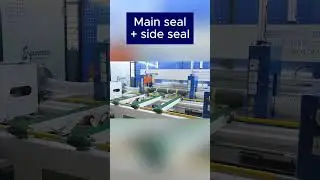 Automated fabric roll packing is so smooth! and good packing effect！
