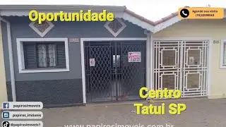 Casa em Tatui para VENDA ■ Bairro : Centro ■ Excelente Oportunidade
