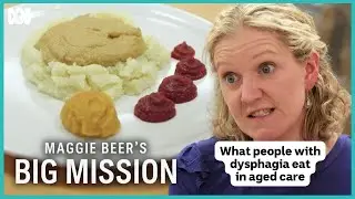 Why food texture is so important for people with dysphagia | Maggie Beer's Big Mission | ABC iview