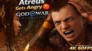 She Reveals the Truth… Atreus Turns Furious ⚔️🔥 | God of War Ragnarök | 4K 60FPS