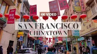 [4K] San Francisco Chinatown: Flower Market Fair | Chinese New Year 2024 #4k