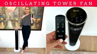 Cool Comfort: LEVOIT Oscillating Tower Fan - Sleek Design for Refreshing Airflow