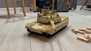 test drive rc lego abrams tank