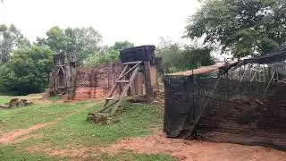 # 39ប្រាសាទ ត្រពាំង ល្ពៅTrapeang Lpeou temple was built 10th century.tranquil scene temple siem reap