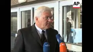 German FM reacts to French election results