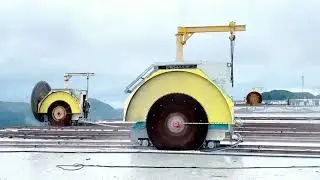 Double blade granite mining cutting machine stone quarry cutting equipment