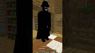 The man from the Shadow - Horror mod in Minecraft 🤐 #minecraft