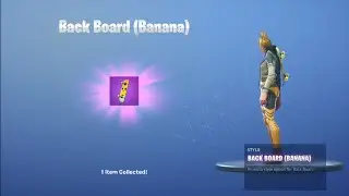 Unlocking the New Back Board Banana Style in Fortnite