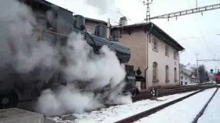 Winterliche Dampffahrt ins Emmental