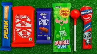 Satisfying Candy ASMR Lollipop Surprise Candy Box Unboxing, Lollipops Gummy Candy Chocolate eat