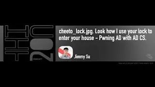 cheeto_lock.jpg. Look how I use your lock to enter your house - Pwning AD with AD CS.