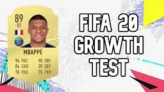 Kylian Mbappe Dynamic Potential Test!! FIFA 20