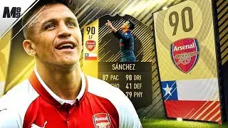FIFA 18 IF SANCHEZ REVIEW | 90 IF SANCHEZ PLAYER REVIEW | FIFA 18 ULTIMATE TEAM