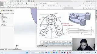 Ejercicio en Solidworks. Bryan Andrade