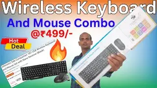Wireless Keyboard & Mouse Combo | Only 499/- | Hot Deal🔥#keyboard
