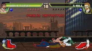 Uncle Sensei Frauding S-Kill (Final Boss in Divekick) | (Divekick Gameplay)