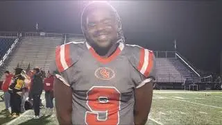 Post Game with Canton South RB1 Jerome Cox as he talks about win over West Branch 40-21.