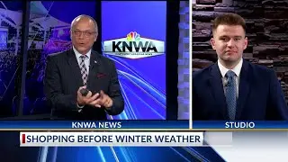 Shoppers clearing out grocery, hardware store inventory ahead of winter weather